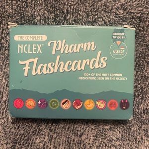 (1) Complete set of Pharmacology Nursing Cards